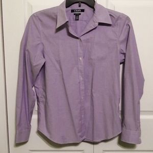 Chaps Purple button down